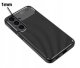krainaGSM ZESTAW Etui do Samsung S25 FE Pancerne Carbon CASE + 3 SZTUKI SZKŁO 7