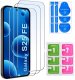 krainaGSM ZESTAW Etui do Samsung S25 FE Pancerne Carbon CASE + 3 SZTUKI SZKŁO 8