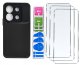ZESTAW Etui do Xiaomi Redmi Note 13 5G Pancerne Carbon CASE +3 SZTUKI SZKŁO 8