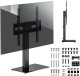 Maclean Uniwersalny stojak do TV Maclean, na szafkę RTV, podstawka, max.  40kg, max. VESA 400x400, regulacja wysokości i kąta, dla TV 32 1