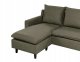 Narożnik dla 3 osób ELVENES Ciemnozielony Prawostronny 7
