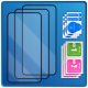 3x SZKŁO HARTOWANE NA CAŁY EKRAN do iPhone 16 Pro | 17 |17 Pro SZYBKA 5D 9H 7