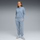 Puma Bluza damska z kapturem kangurka ESS Elevated Relaxed Wash Hoodie niebieska 688103 34 L 5