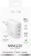 Puro MiniPro Gan Wall Charger  96 W  balta - Ladetajs PUFCMTCUSBCC96WGWHI (8018417469886) 2