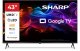 Telewizor Sharp 43HP5265E QLED 43'' 4K Ultra HD Google TV 1