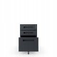 Kontenerek pod biurko KATE 390 x 600 x 500 mm, antracytowy 4