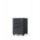 Kontenerek pod biurko KATE 390 x 600 x 500 mm, antracytowy 5