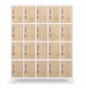 Jan Nowak Szafa ze schowkami ROBERT, 1360 x 1720 x 450 mm, Eco Design: biała/dąb sonoma 3