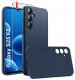 krainaGSM Etui Granatowe Matowe Silikon Slim do Samsung S25 FE + SZKŁO 9H 1