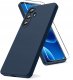krainaGSM Etui Granatowe Matowe Silikon Slim do Samsung S25 FE + SZKŁO 9H 2