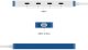 D TARGUS HyperDrive Flex 4 Port USB-C Hub Blue 3