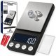 DOKŁADNA WAGA JUBILERSKA 500g 0,01g PRECYZYJNA KUCHENNA DOMOWA PODŚWIETLANA 7