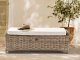 Beliani Otomana ogrodowa SUSUA 140 cm Rattan 2