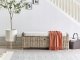 Beliani Otomana ogrodowa SUSUA 140 cm Rattan 4