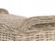 Beliani Otomana ogrodowa SUSUA 140 cm Rattan 8