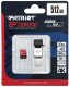PATRIOT MEMORY Micro SDXC DDR200 with A+C card reader 512GB UHS-I U3/A2/C10/V30 3