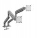 Metalowy uchwyt na dwa monitory JAKE, szary 11