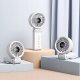 Mini wentylator Jisulife Handheld Fan Life7 5000mAh przenośny wiatraczek USB - szary 4