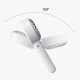 Mini wentylator Jisulife Handheld Fan Life7 5000mAh przenośny wiatraczek USB - szary 9