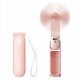 Wentylator Jisulife Mini wentylator Jisulife Handheld Fan Life8 Plus przenośny wiatraczek USB z funkcją powerbanka 4500mAh i latarką - różowy 1