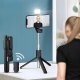 Uchwyt do telefonu 3w1 LTC Selfiestick + Statyw tripod + Lampa 2