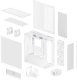CASE MIDITOWER EATX W/O PSU/XTENDERVG W ACPCC00017A ARCTIC 6