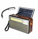PS Radio przenośne Liwa Retro z panelam solarnym(MK-193BT), FM, Bluetooth, USB, SD, AUX, lampka USB, szare 2