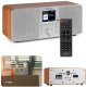 Radio Audizio Radio cyfrowe Genua DAB+ FM stereo srebrny one size 1