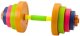LeanToys Sztanga Dla Dzieci Pianka Antypoślizgowa 8 Talerzy Plastikowa Kolorowa LEAN Toys 3