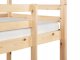 Łóżko piętrowe z szufladami Domek Drewno sosnowe GIRGOLS 90 x 200 cm ze schowkiem Jasnobrązowy 8