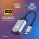 Adapter USB Reagle USB-C - VGA Szary 3