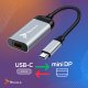 Adapter USB Reagle USB-C - miniDisplayPort Szary 9