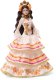 Lalka Barbie Mattel Signature Dia de Muertos 2025 - Lalka kolekcjonerska w kremowej zdobnej sukni (JBJ05) 2