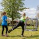 Regulowany rebounder Pro Kickback VirtuFit 124124 cm regulowany, składany, 5 kątów odbicia 16