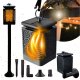 BLIXTAR Lampa Solarna 3w1 Ogrodowa LED, Lampion, Pochodnia Efekt Płomienia Latarnia 1