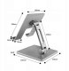 Regulowana podstawka pod laptop, tablet, telefon do 13" - srebrna 13