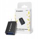 Adapter USB Wozinsky W10GY1S USB-A - USB-C Czarny  (5907769376757) 1