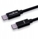 Maxlife kabel MXUC-12 USB-C - USB-C 1,0 m 100W czarny 2