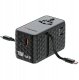 Verbatim Travel Adapter EU/UK/US GaN 1xUSB-C/1xUSB-A/2xUSB-C PD 70W black 30186 1