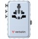 Verbatim Travel Adapter EU/UK/US GaN 2xUSB-C/2xUSB-A/1xUSB-C PD 100W blue 30192 4