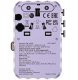 Verbatim Travel Adapter EU/UK/US GaN 2xUSB-C/2xUSB-A/1xUSB-C PD 100W purple 30193 2