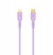 WIWU kabel YQ01 USB-C - Lightning 30W 1,2m fioletowy 2