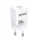 BWOO ładowarka sieciowa PD CDA156 1x USB-C 1x USB 20W biała 4