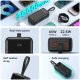 Powerbank BWOO 65W power bank 30000 mAh 2 x USB-A, 1 x Type C z wyświetlaczem LCD czarny 4