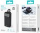 Powerbank BWOO 65W power bank 30000 mAh 2 x USB-A, 1 x Type C z wyświetlaczem LCD czarny 5