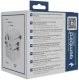 Gembird GEMBIRD Uniwersalny adapter podróżny 20W biały 7