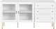 Szafka 2-drzwiowa MILORA 160 cm Biały 6