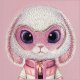 Etui Nimmy Cool&Cute 2.0 Rabbit do        iPhone 17 rozowy 2