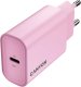 CANYON charger OnCharge 30CL Max Power 30W 1xPD EU Pink 3