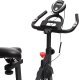 Rower treningowy cardio domowy stacjonarny Bauerkraft koło zamachowe 4kg biały 7
